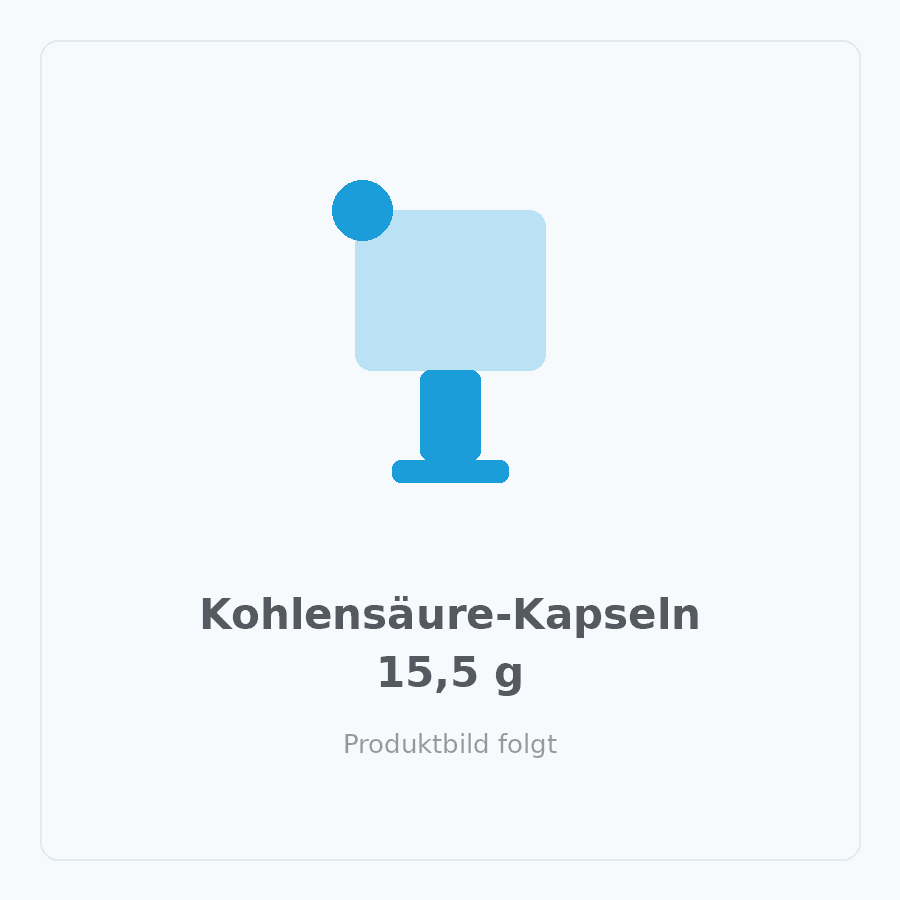 Kohlensäure-Kapseln 15,5 g (VE 10 Stück)